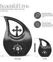 Cross Drop-designed Catholic Urn