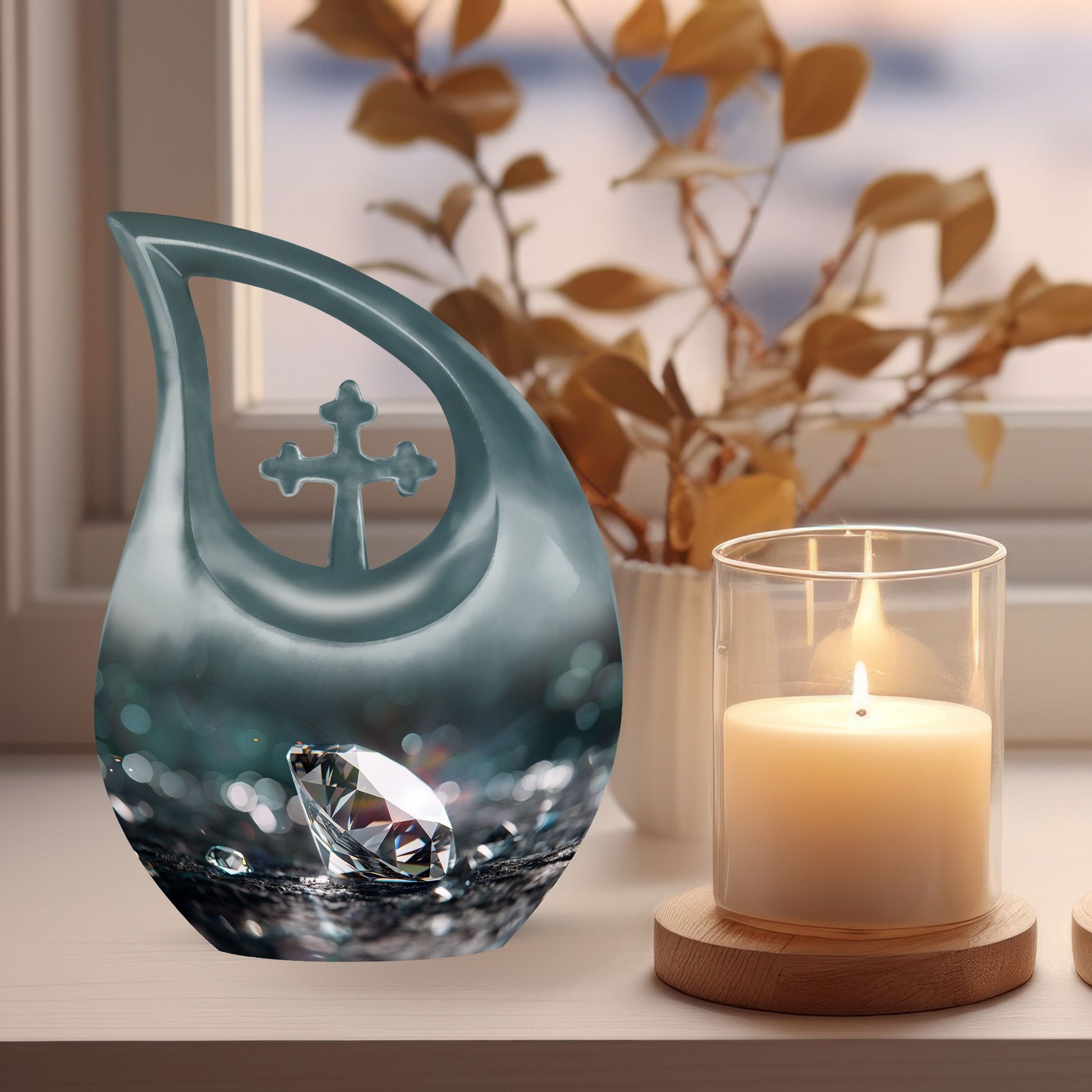 Diamond Urn Vase