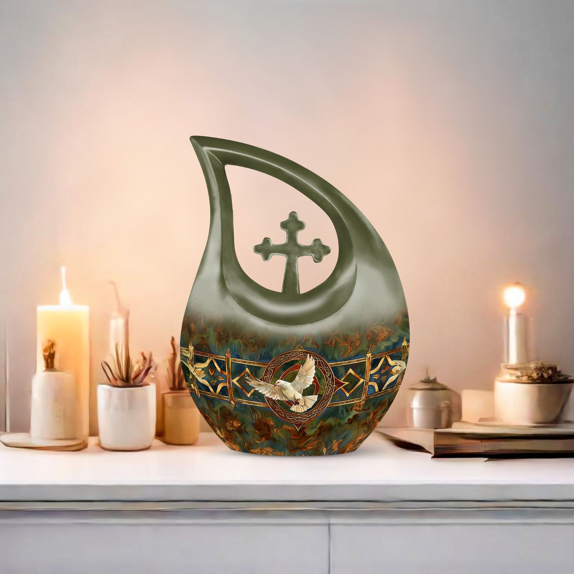 Catholic urn