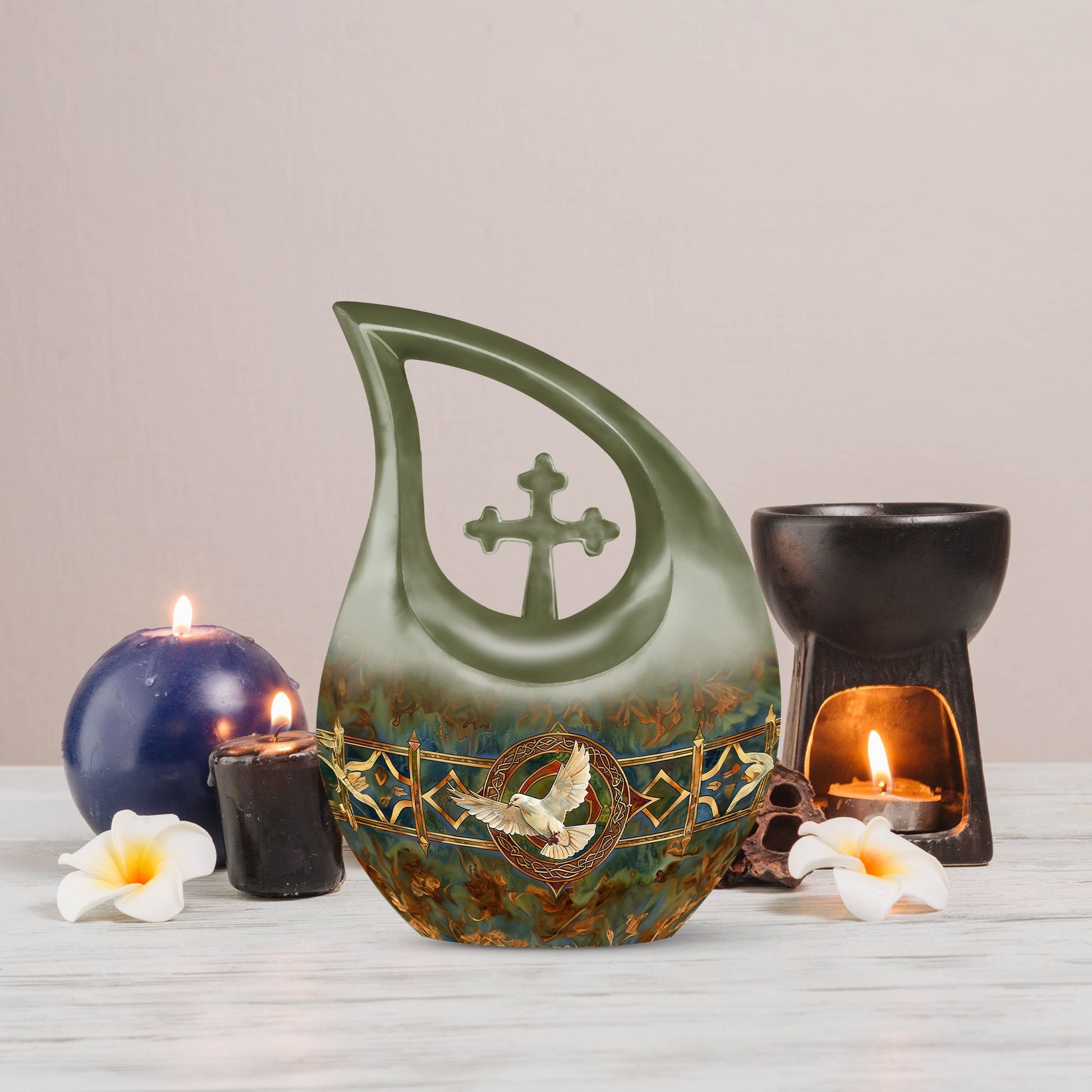 Catholic urn