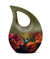 Humming Bird design urn