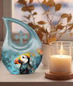 Puffin Bird Memorial Urn