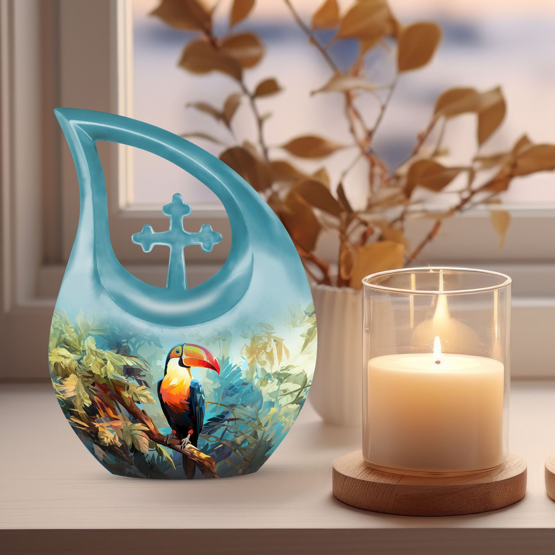 Puffin Bird Urn for ashes