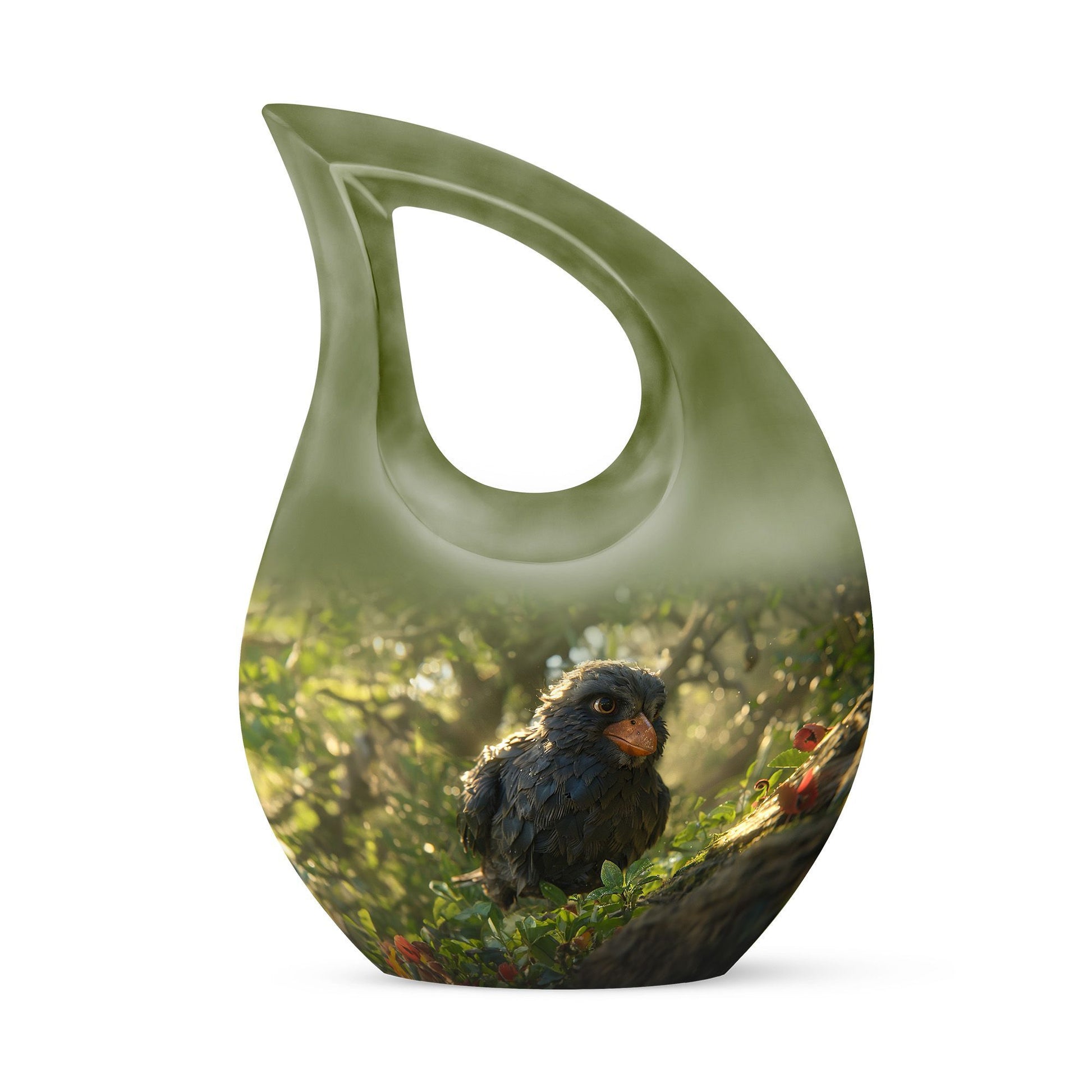 Puffin Bird Themed Large Cremation Urn