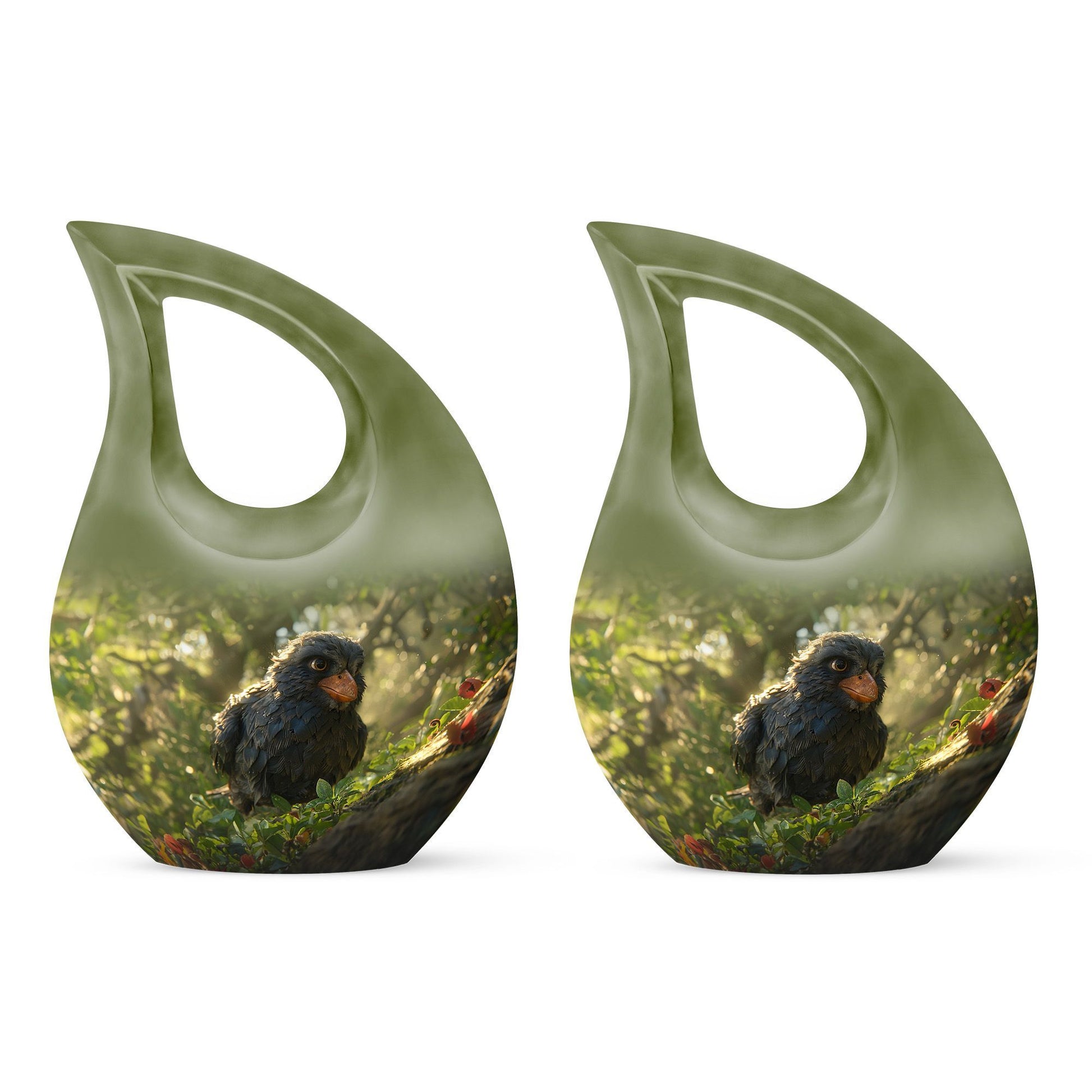 Puffin Bird Themed Large Cremation Urn