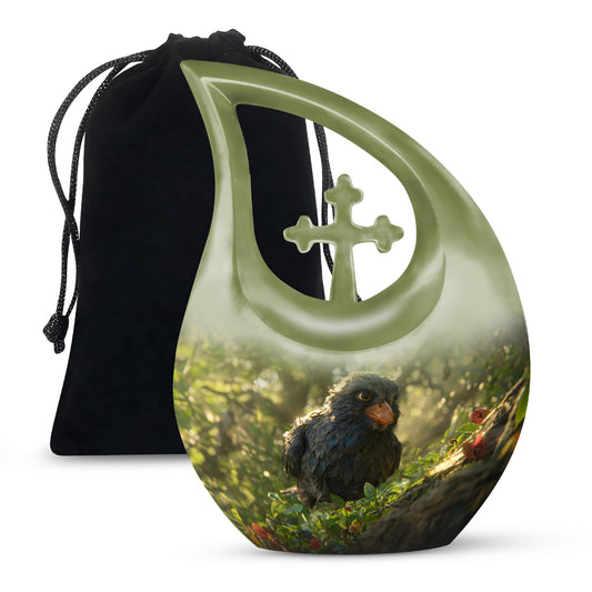 Puffin Bird Themed Large Cremation Urn