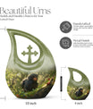 Puffin Bird Themed Large Cremation Urn