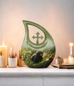 Puffin Bird Themed Large Cremation Urn