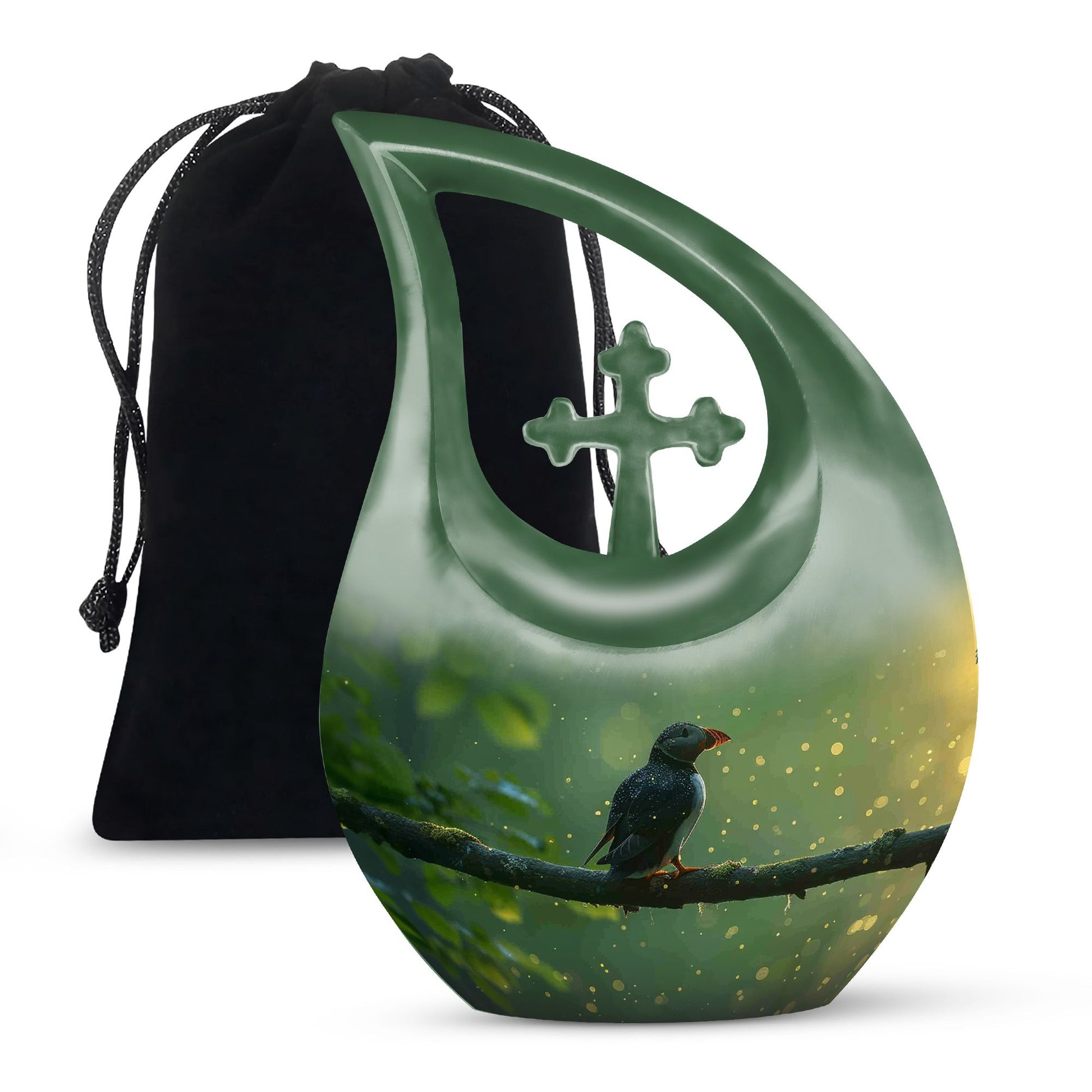 Puffin Bird Memorial Urn