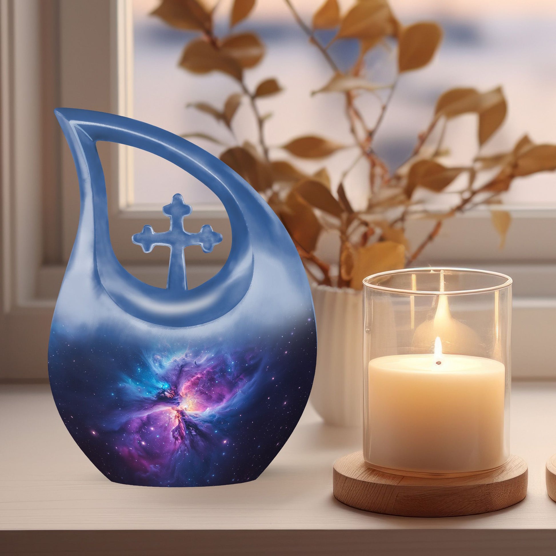 Galaxy Themed Mini Urn