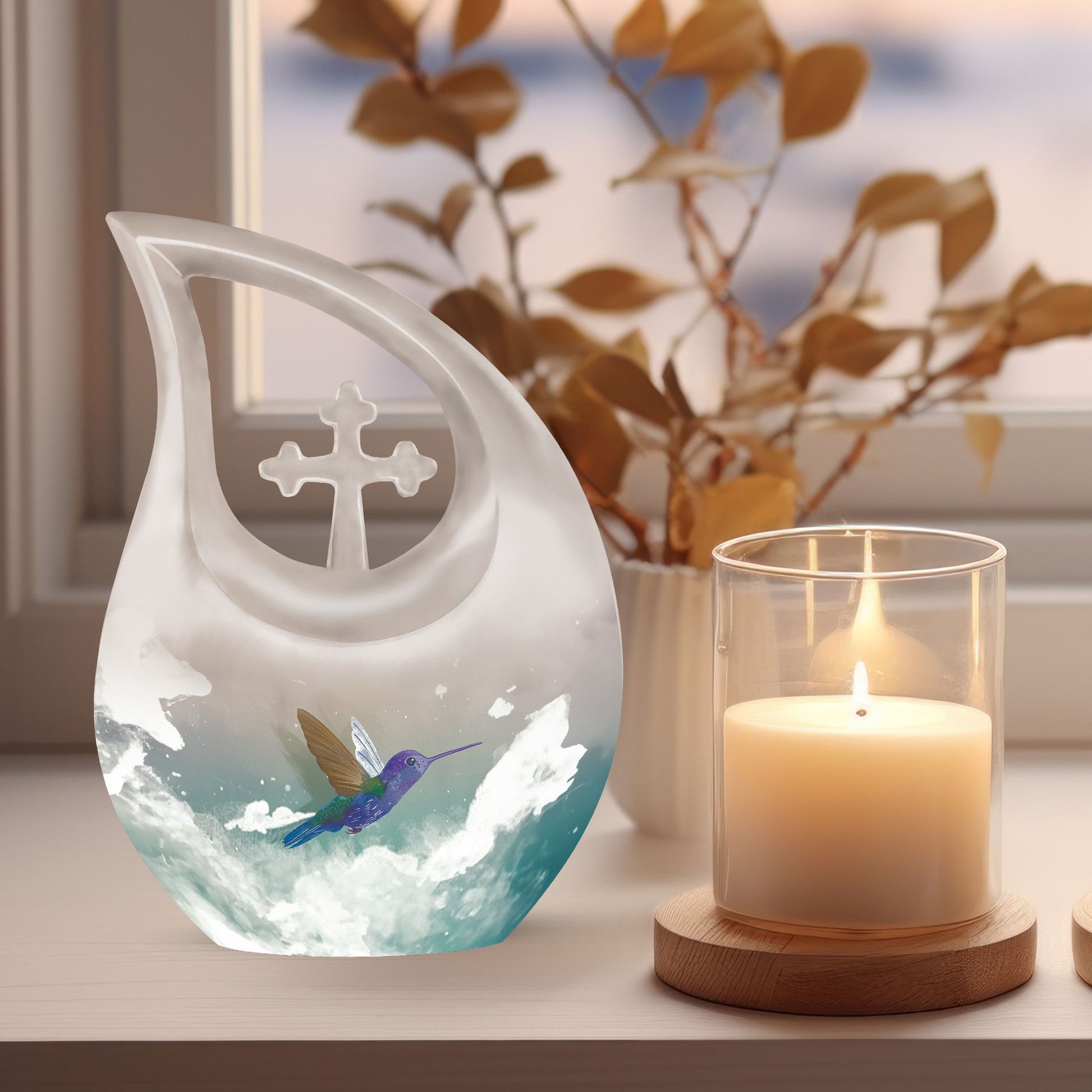 Humming Bird urn