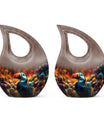 Large 10-inch Toucans Urn