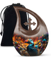 Large 10-inch Toucans Urn