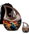 Large 10-inch Toucans Urn