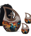 Large 10-inch Toucans Urn
