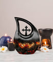 Cross Drop Phoenix Urn