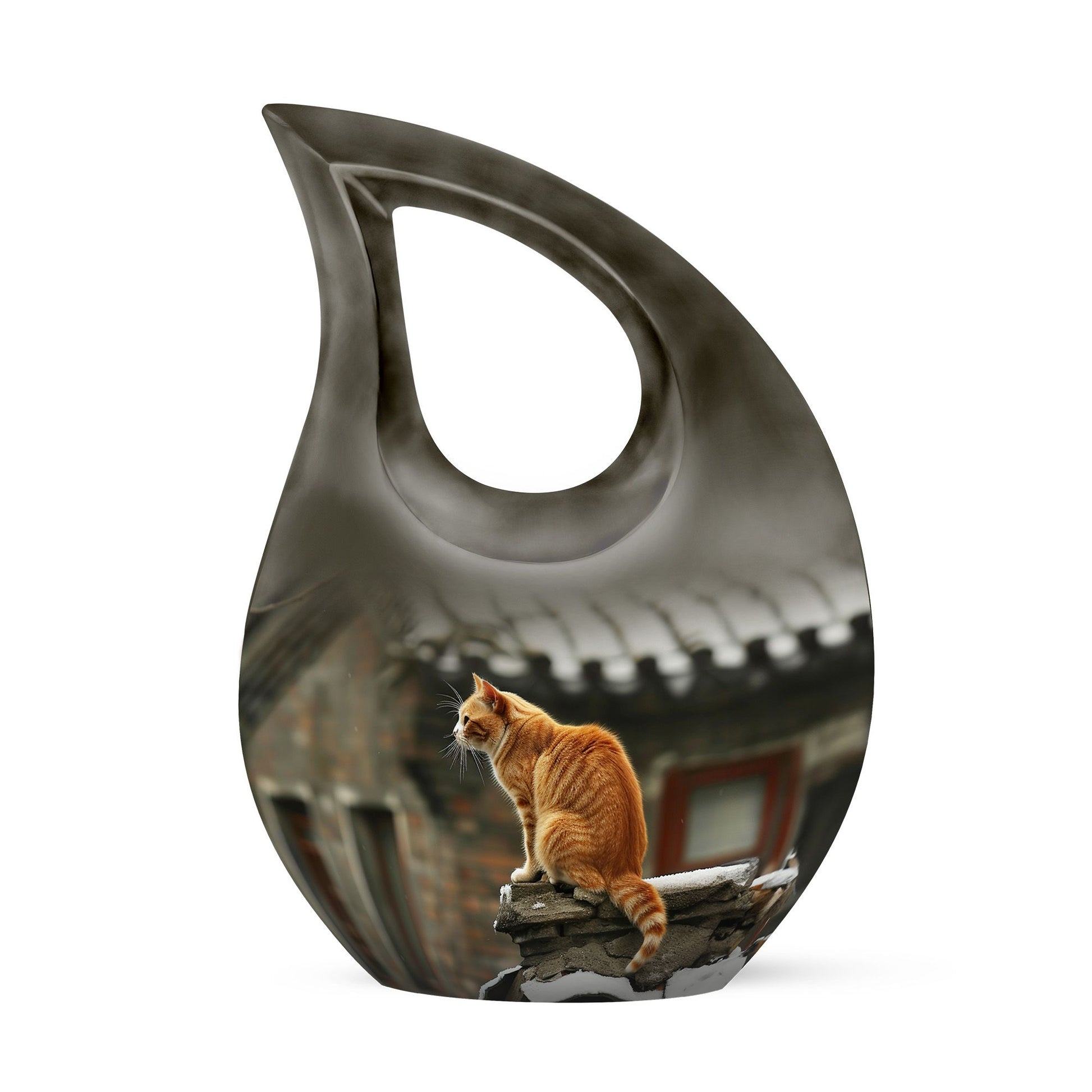 Orange Cat Urn