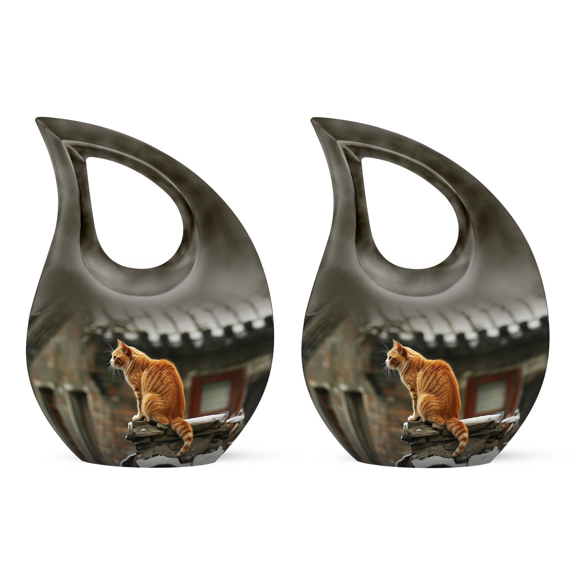 Orange Cat Urn