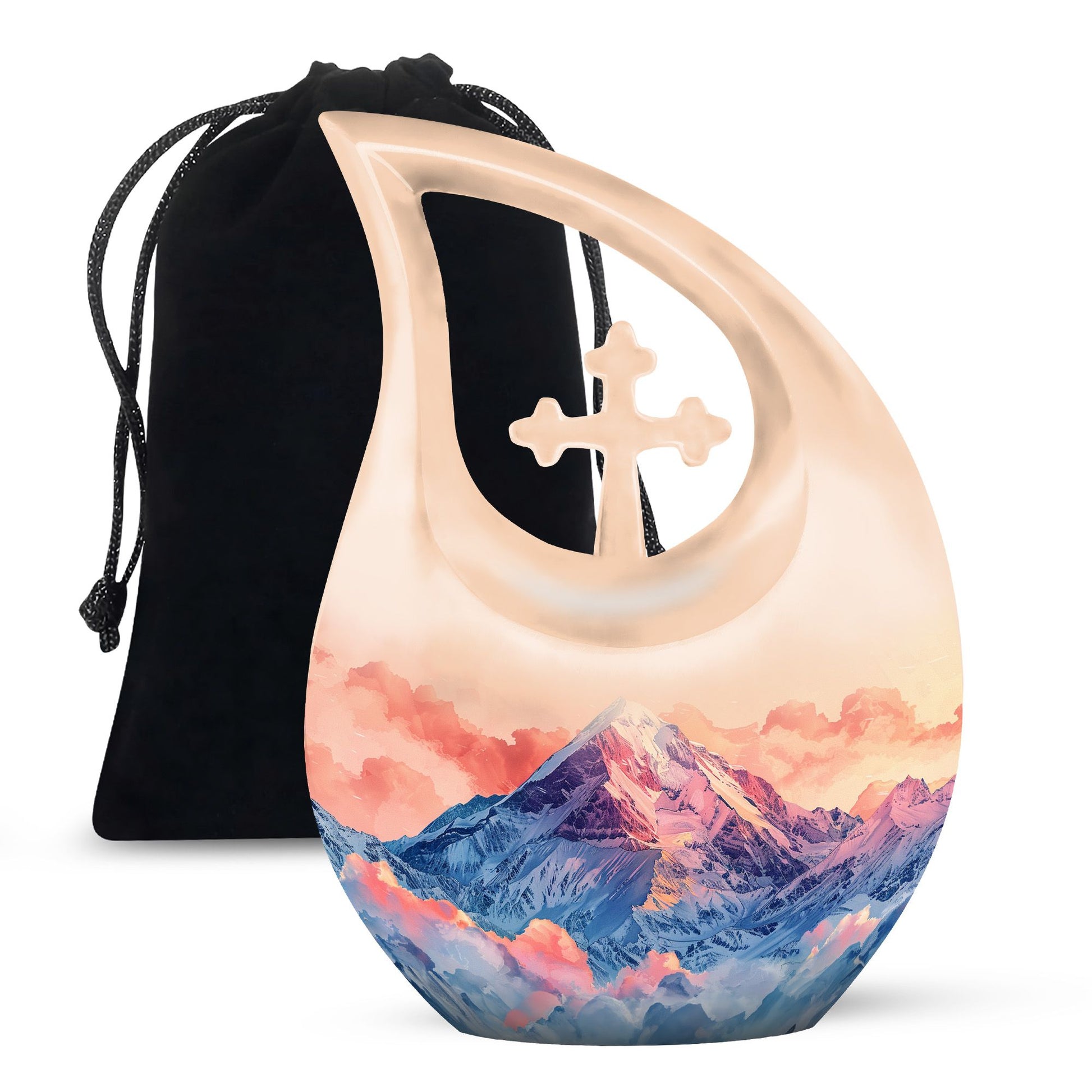 Cross Drop Mountains Urn