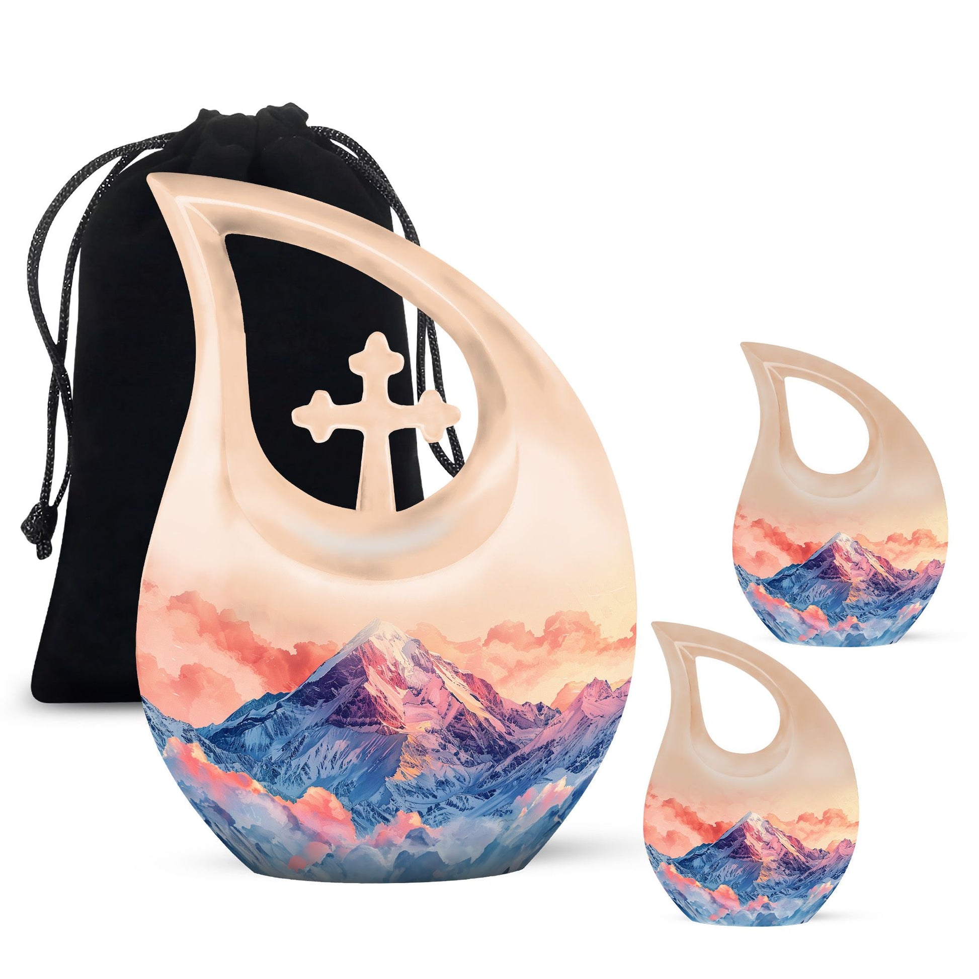 Cross Drop Mountains Urn