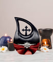 Cross Drop Ring Urn