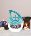 10-inch Jesus urn vase