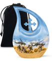 Military Urn For Human Ashes Keepsake Funeral, Ashes Urn