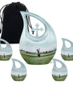 Golf themed Double Urn