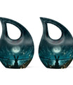 White Bunny Moon Urn