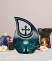 White Bunny Moon Urn
