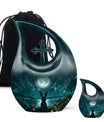 White Bunny Moon Urn