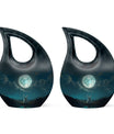 White Bunny Moon Urn