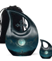 White Bunny Moon Urn
