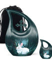 White Bunny Moon Urn