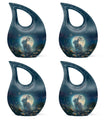 White Bunny Moon Urn