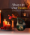 White Bunny Moon Urn