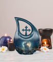 White Bunny Moon Urn