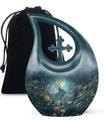 White Bunny Moon Urn