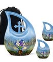 Stained Glass Urns For Human Ashes Large Funeral, Ashes Urn For Ashes