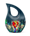 Stained Glass Ashes Keepsake Funeral, Ashes Cremation Urn