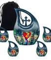 Stained Glass Ashes Keepsake Funeral, Ashes Cremation Urn