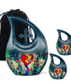 Stained Glass Ashes Keepsake Funeral, Ashes Cremation Urn