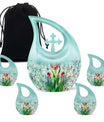 Stained Glass Cool Urns For Ashes Funeral, Ashes Urn For Ashes