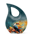 10 inch Aluminium Puffin Bird Urn 