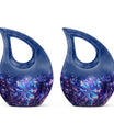 Cosmic Dragonfly Small Ashes Urn Funeral, Ashes Memorial Urn