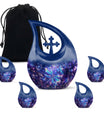Cosmic Dragonfly Small Ashes Urn Funeral, Ashes Memorial Urn