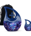 Cosmic Dragonfly Small Ashes Urn Funeral, Ashes Memorial Urn