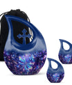 Cosmic Dragonfly Small Ashes Urn Funeral, Ashes Memorial Urn