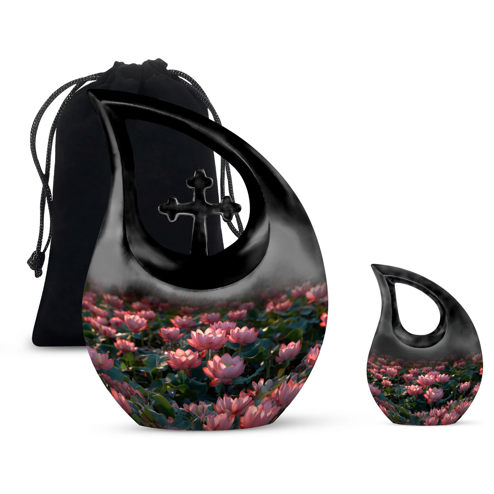 Affordable 10-inch Lotus Urn