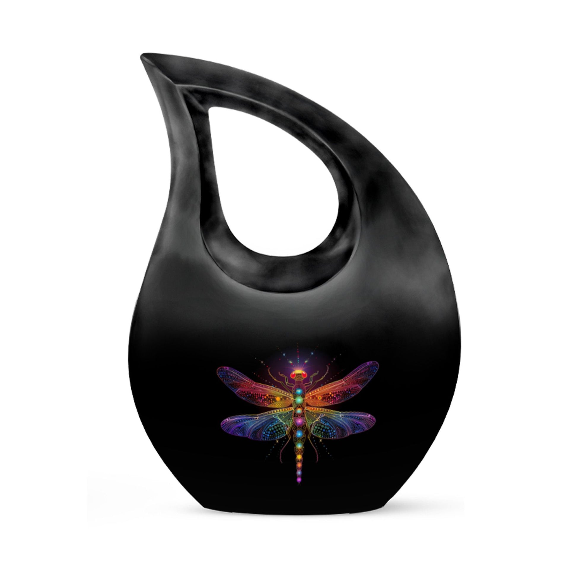 Large 10-inch Cosmic Dragonfly Urn